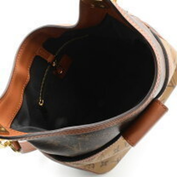 Louis Vuitton Hobo Dauphine Monogram Reverse Shoulder Bag Brown - Picture 5 of 7